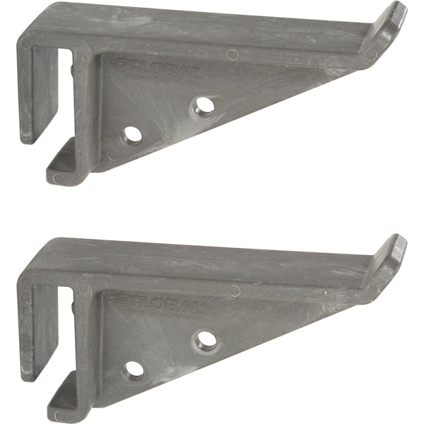 Global Industrial Accessory Ladder Hook, For Industrial Service Cart, Structural Foam, 2PK 800303 - main